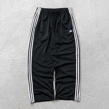 Adidas 3-Stripe Wide Leg Track Pants - 2000s (M)