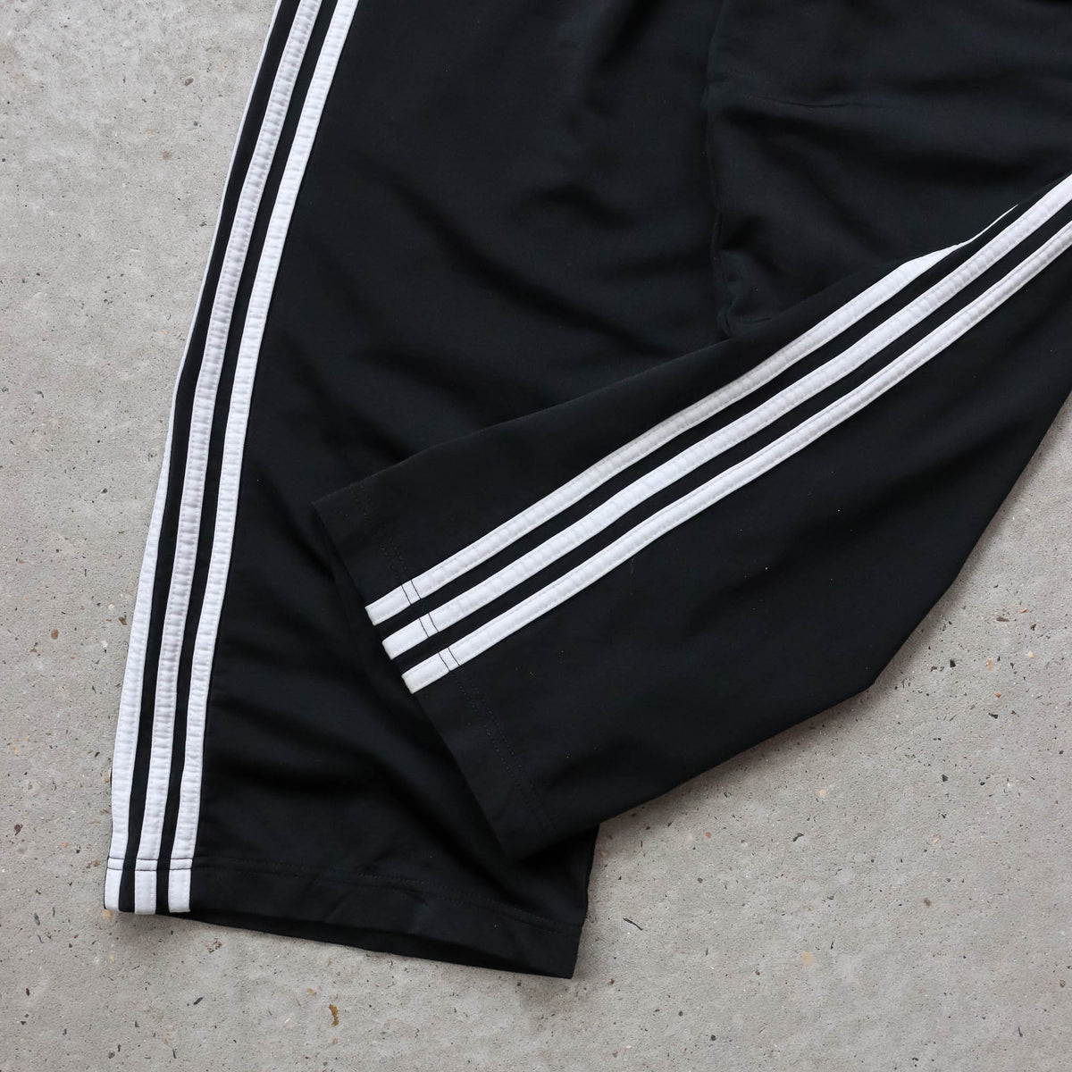 Adidas 3-Stripe Wide Leg Track Pants - 2000s (M)