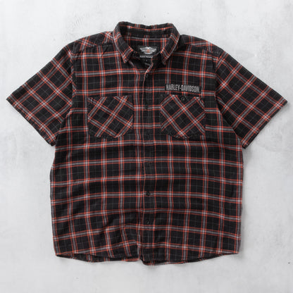 Vintage 2000s Harley Davidson Flannel Button Up Shirt - XL