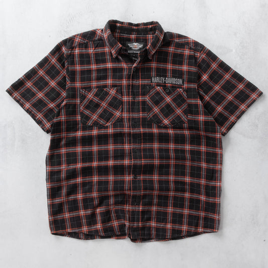 Vintage 2000s Harley Davidson Flannel Button Up Shirt - XL