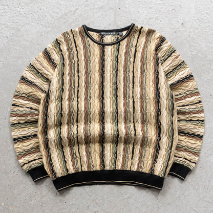 Tundra Canada 3D Textured Knit Sweater - 90s (M)