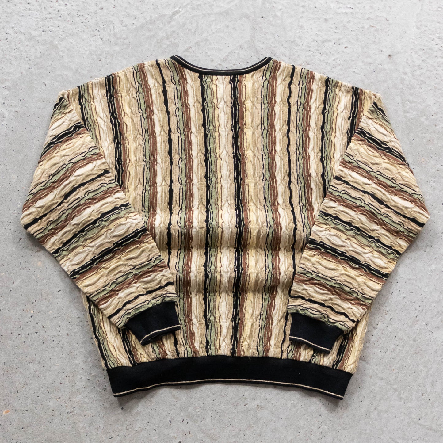 Tundra Canada 3D Textured Knit Sweater - 90s (M)