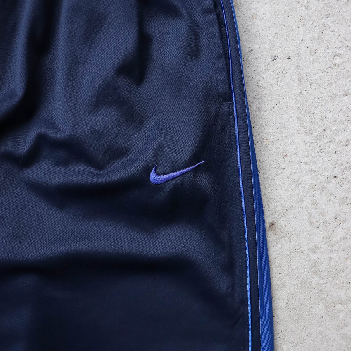 Nike Mini Swoosh Striped Track Pants - 2000s (M)