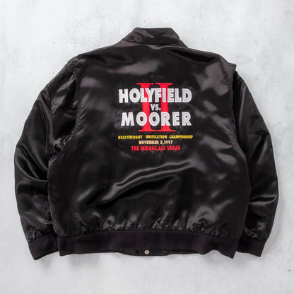 Vintage Holyfield vs Moorer 1997 Boxing Satin Jacket - XXL