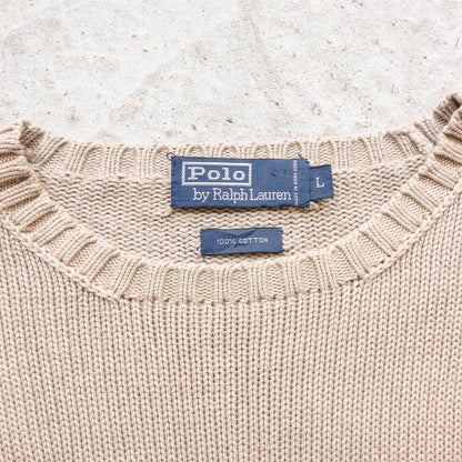 Polo Ralph Lauren Heavy Knit Sweater - 90s (L)