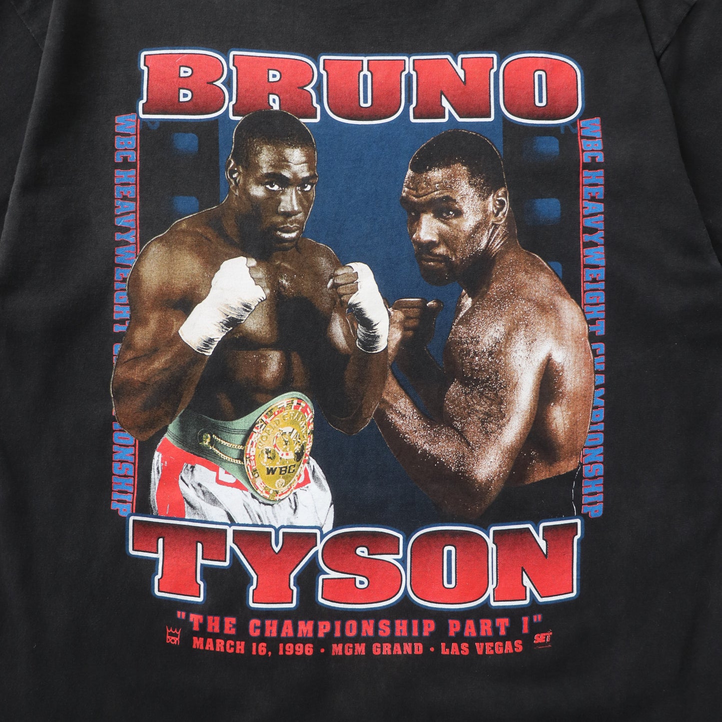 Vintage Mike Tyson vs Frank Bruno 1996 Boxing Tee - XL
