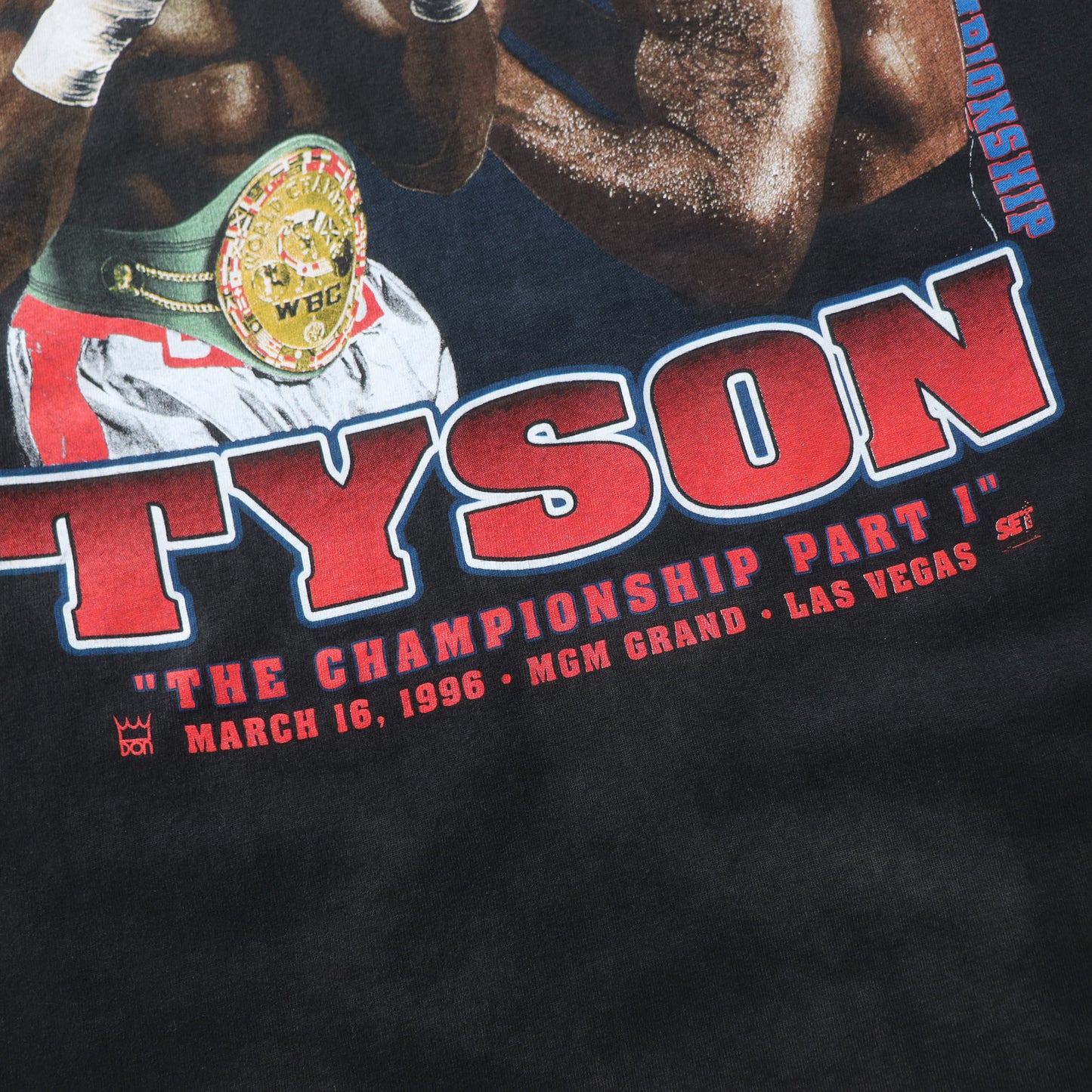 Vintage Mike Tyson vs Frank Bruno 1996 Boxing Tee - XL