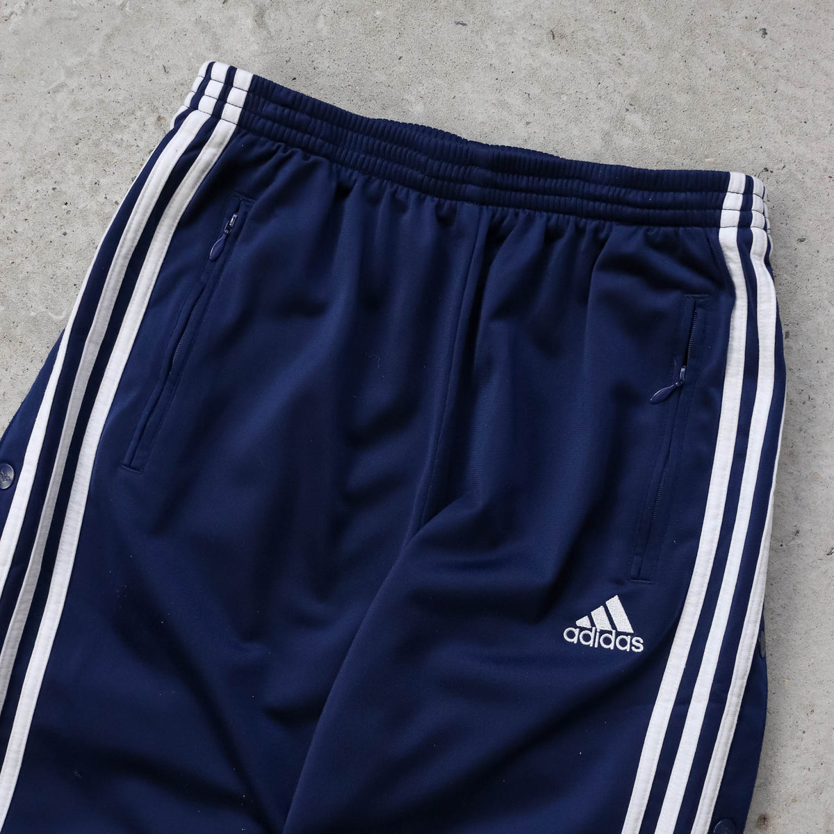 Adidas 3-Stripe Breakaway Popper Track Pants - 2000s (S)