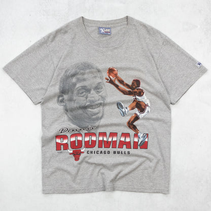 Vintage 90s Dennis Rodman Chicago Bulls NBA Tee - M