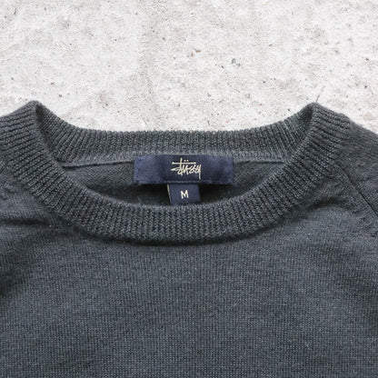 Stussy Striped Wool Knit Sweater - 2000s (M)