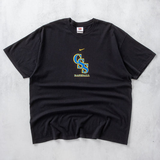 Vintage Nike CSS Baseball NCAA Tee - XXL