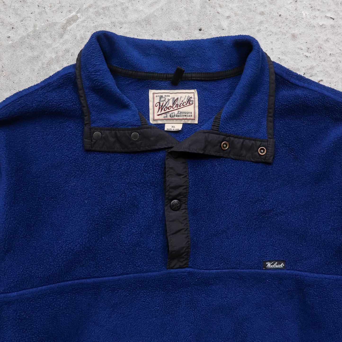 Woolrich Polartec 1/4 Snap Fleece Pullover - 90s (XL)