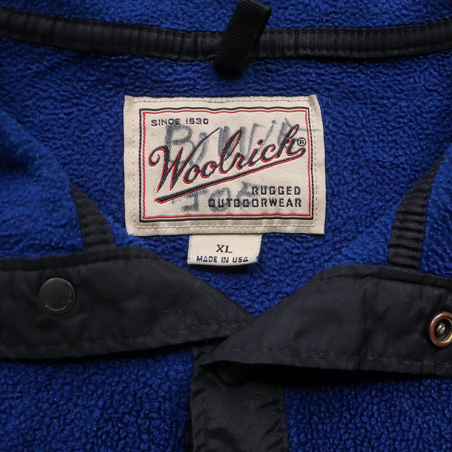 Woolrich Polartec 1/4 Snap Fleece Pullover - 90s (XL)