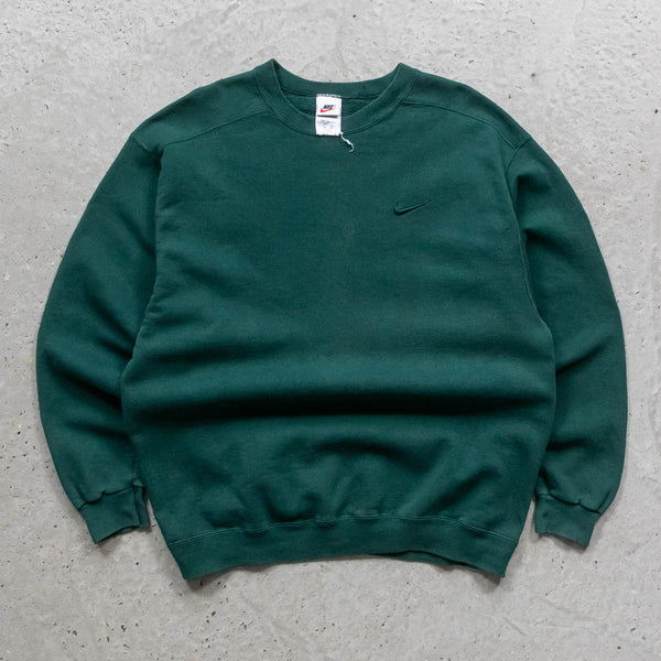 Nike Mini Swoosh Forest Green Sweatshirt - 90s (M)