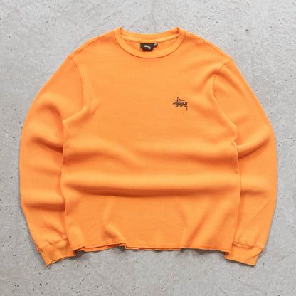 Stussy Waffle Knit Longsleeve Thermal Shirt - SS24 (S)