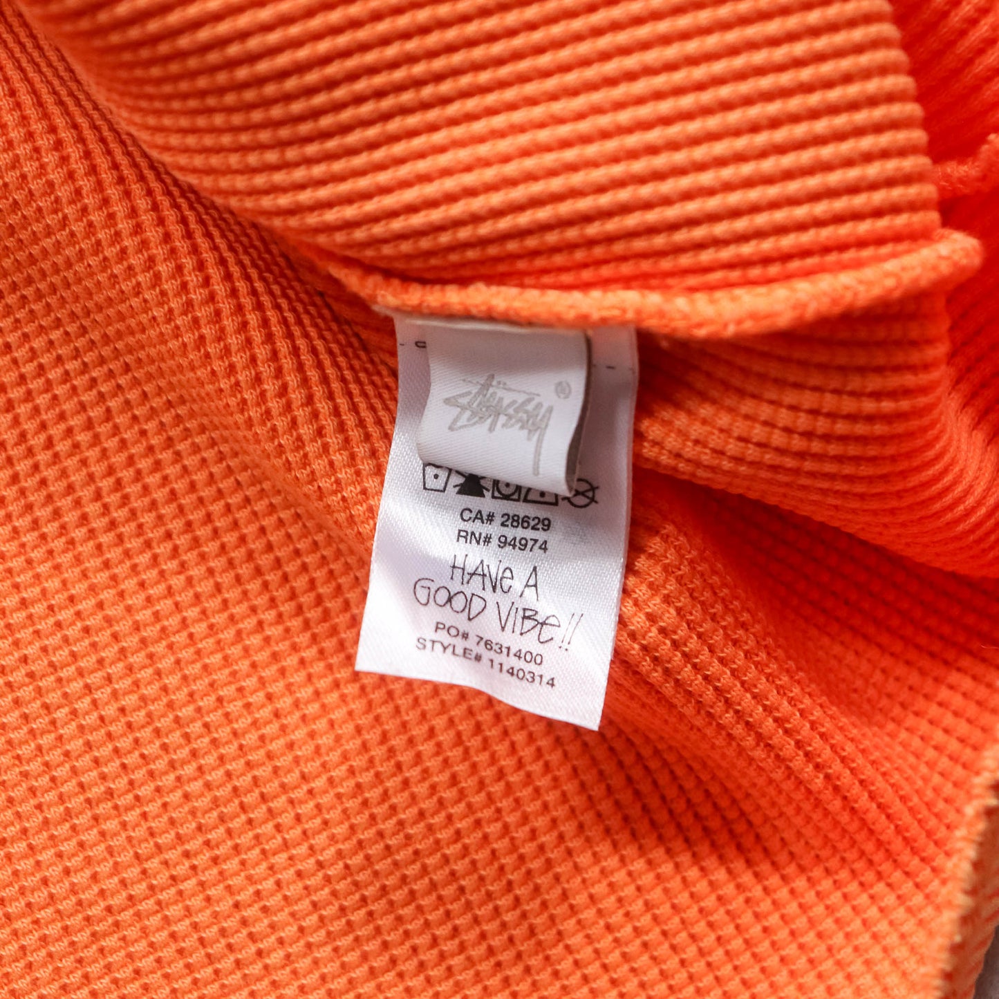 Stussy Waffle Knit Longsleeve Thermal Shirt - SS24 (S)