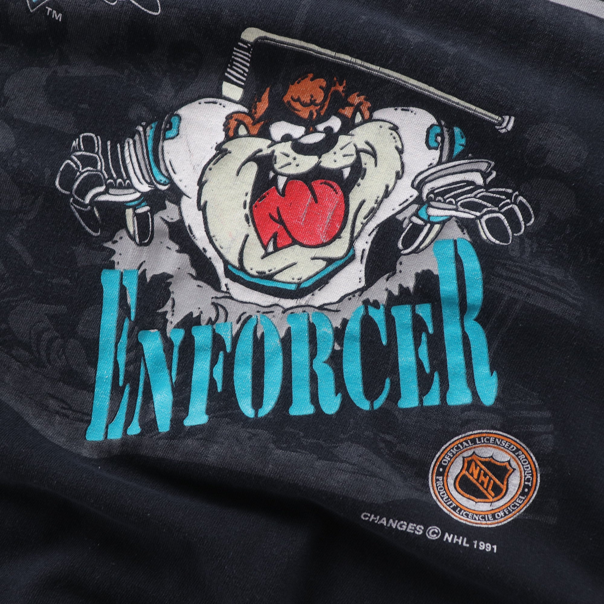 Vintage 90s San Jose Sharks x Looney Tunes NHL Tee - L – AL Vintage