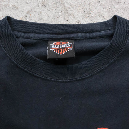 Harley Davidson Longsleeve Skulls Tee - 2000s (M)