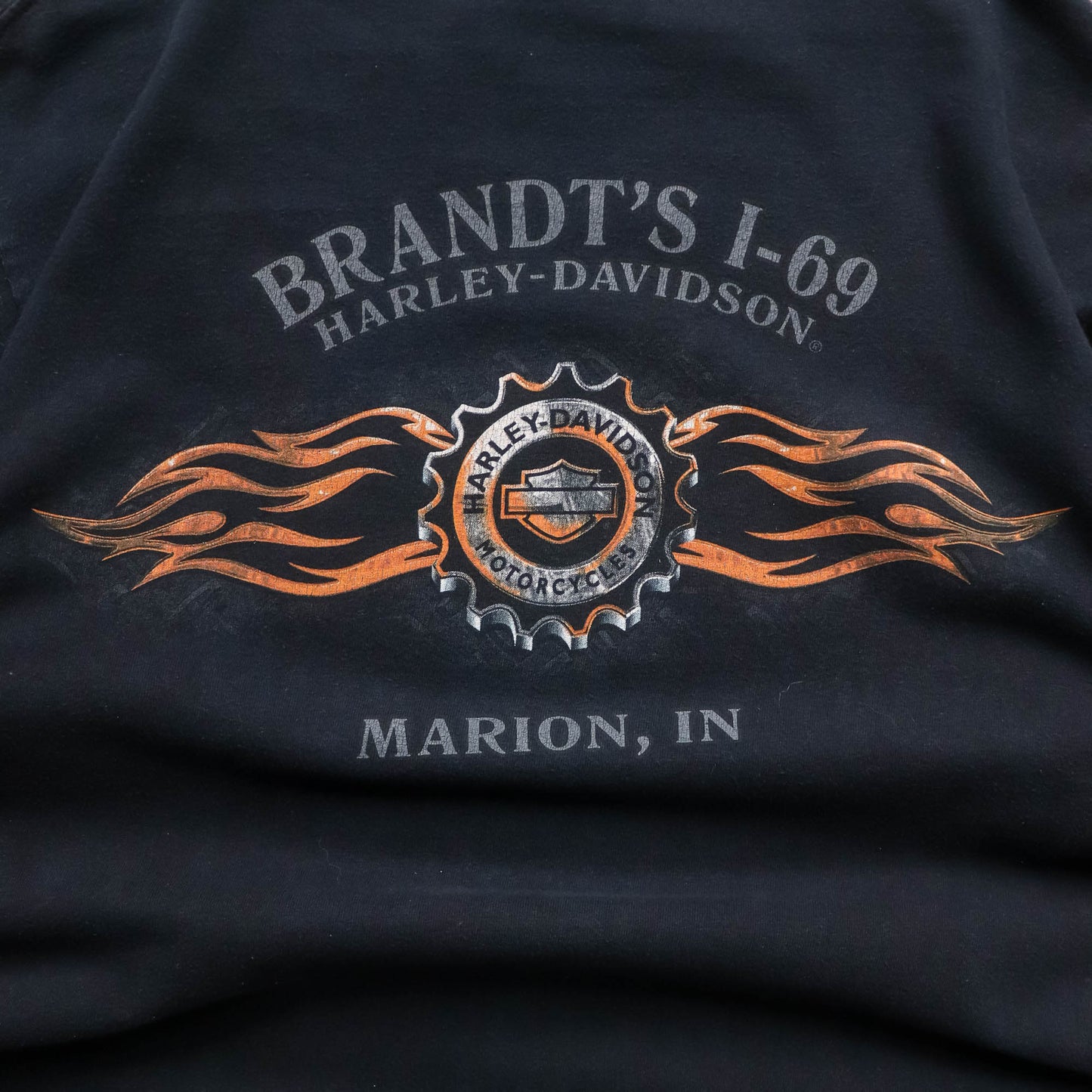 Harley Davidson Longsleeve Skulls Tee - 2000s (M)