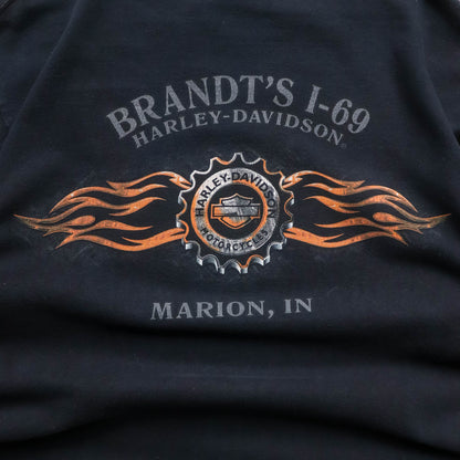 Harley Davidson Longsleeve Skulls Tee - 2000s (M)