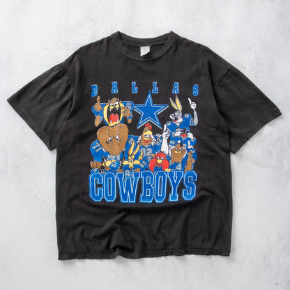 Vintage 90s Dallas Cowboys x Looney Tunes NFL Tee - XL