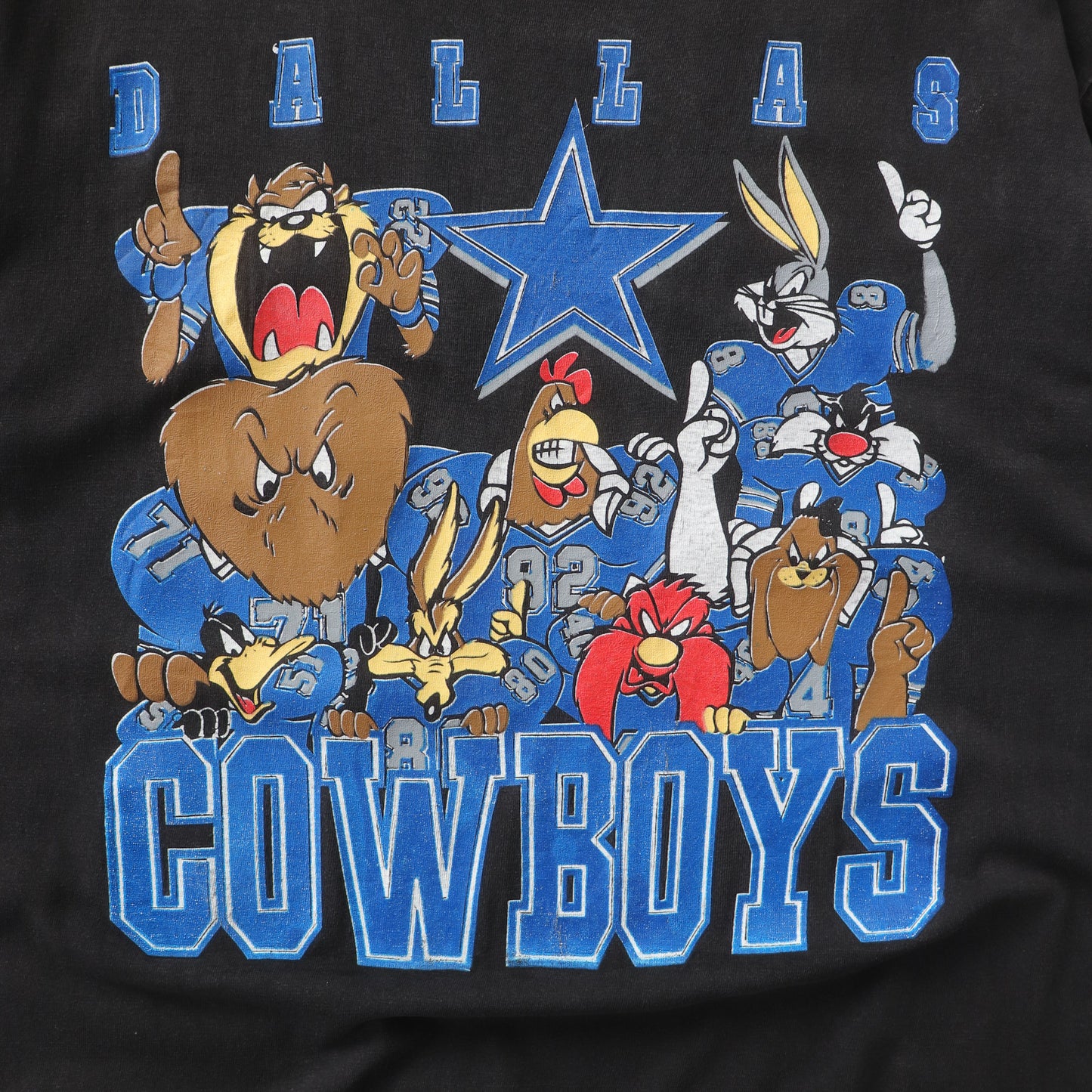 Vintage 90s Dallas Cowboys x Looney Tunes NFL Tee - XL