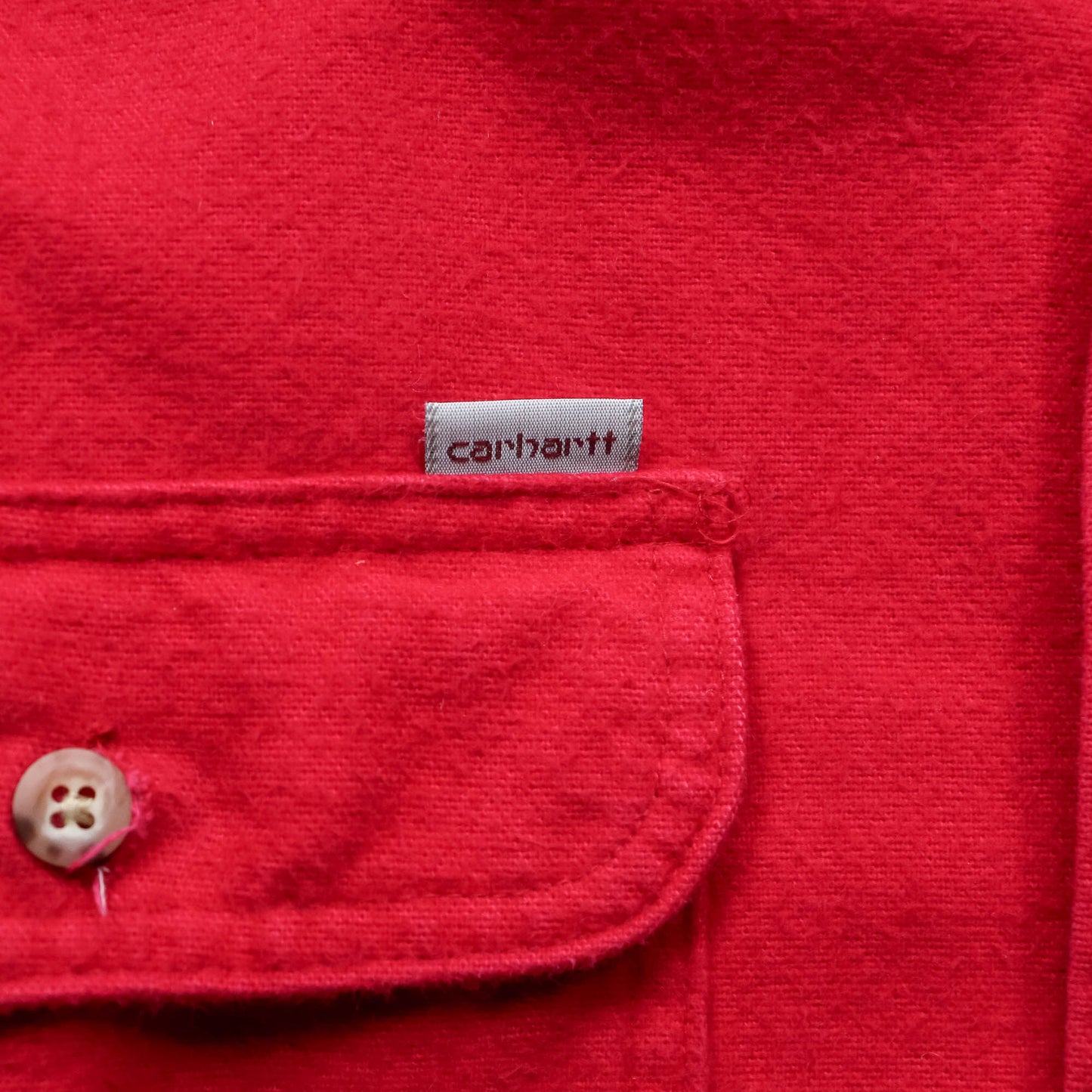 Carhartt Heavy Flannel Button Up Shirt - 90s (L)