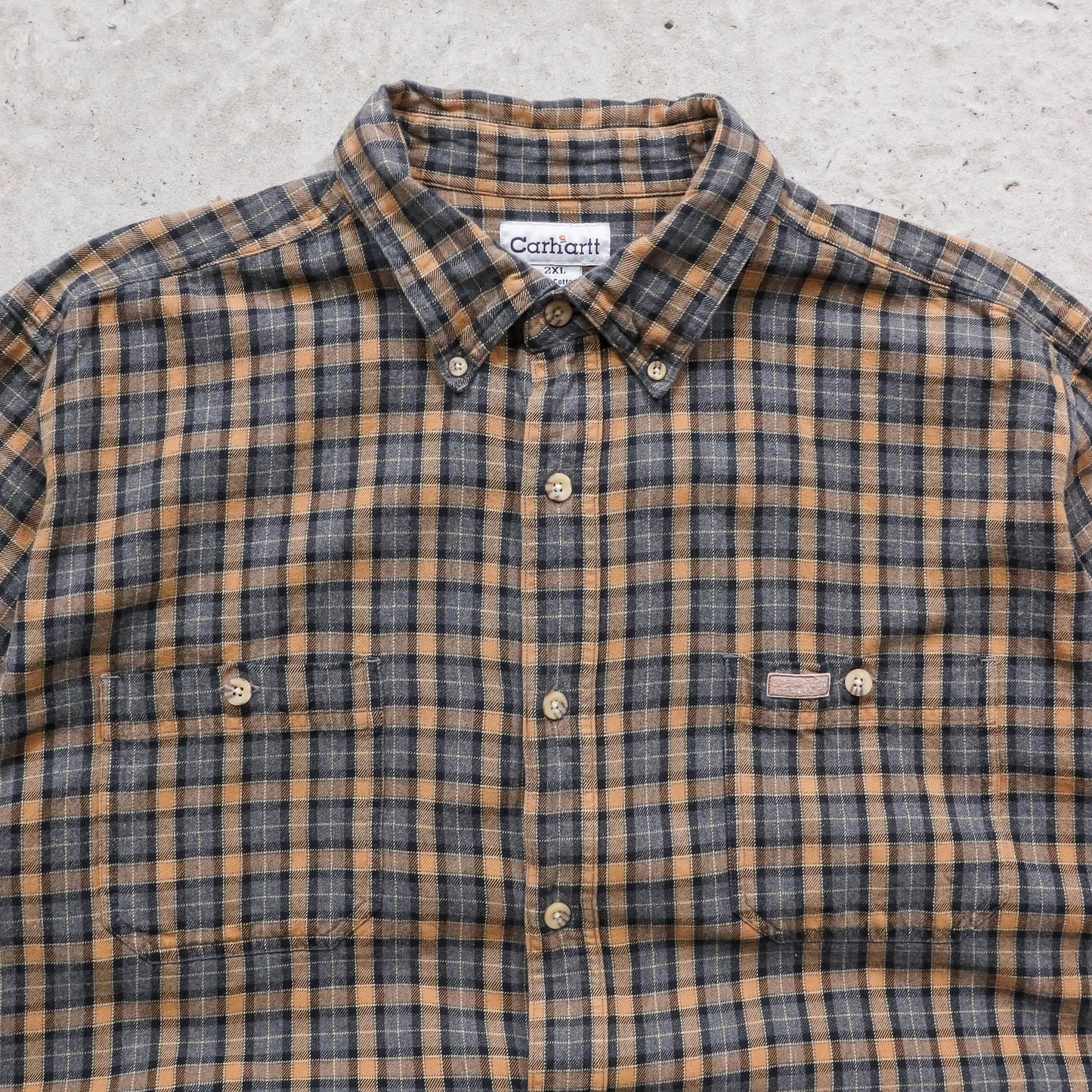 Carhartt Flannel Button Up Shirt - 2000s (XXL)