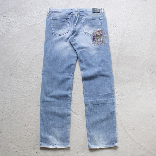 Vintage Y2K Versace Jeans Couture Embroidered Jeans - 40x34