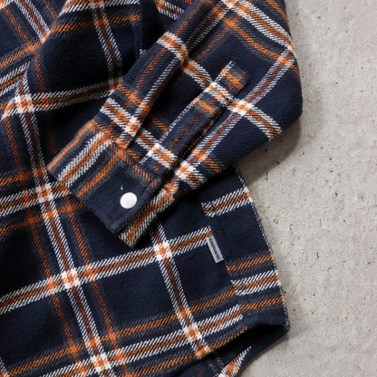 Carhartt WIP Bryan Zip-Up Flannel Shirt - (L)
