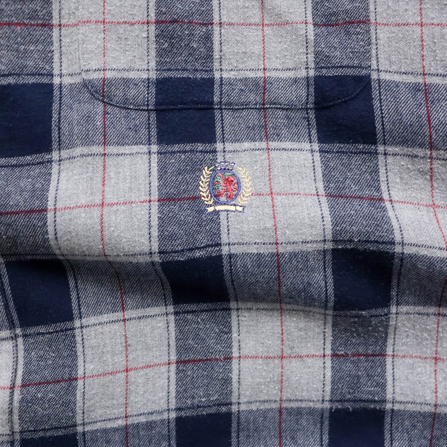 Tommy Hilfiger Flannel Button Up Shirt - 90s (L)