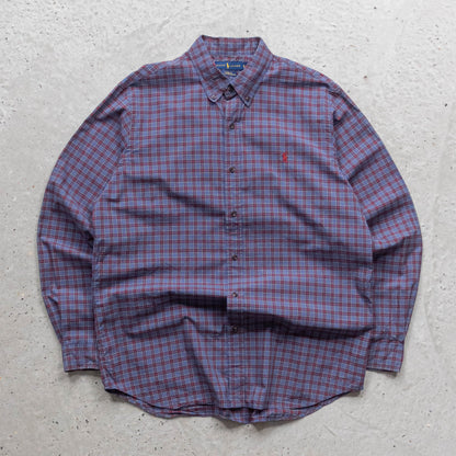 Polo Ralph Lauren Plaid Button Up Shirt - 2000s (XL)