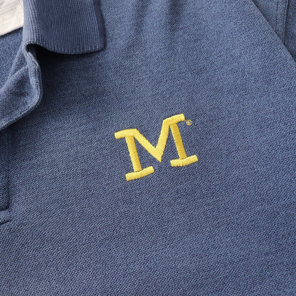 Vintage 90s Nike Michigan Wolverines NCAA Polo Shirt - L