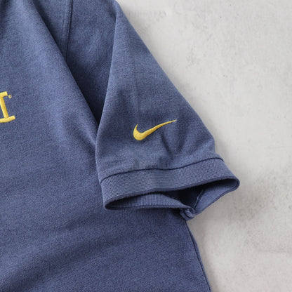 Vintage 90s Nike Michigan Wolverines NCAA Polo Shirt - L
