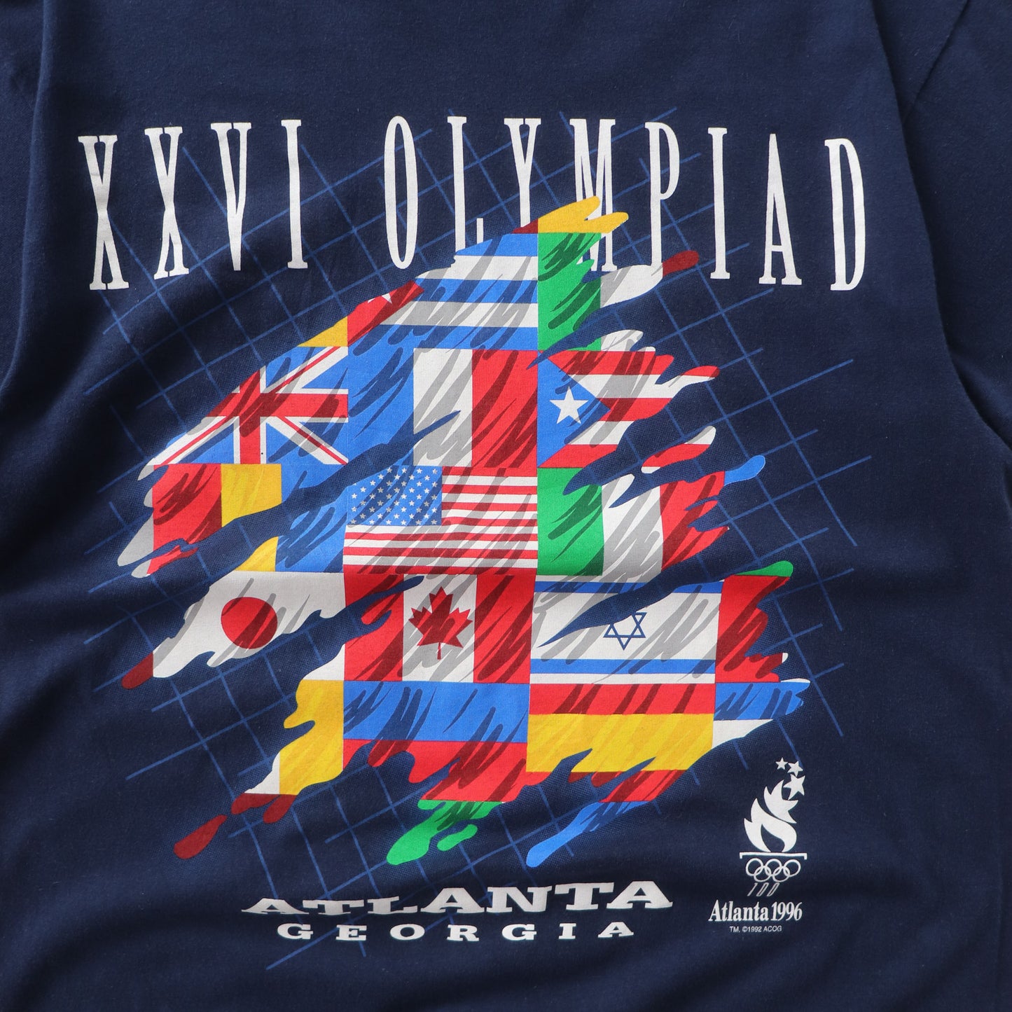 Vintage Atlanta 1996 Olympics Tee - L