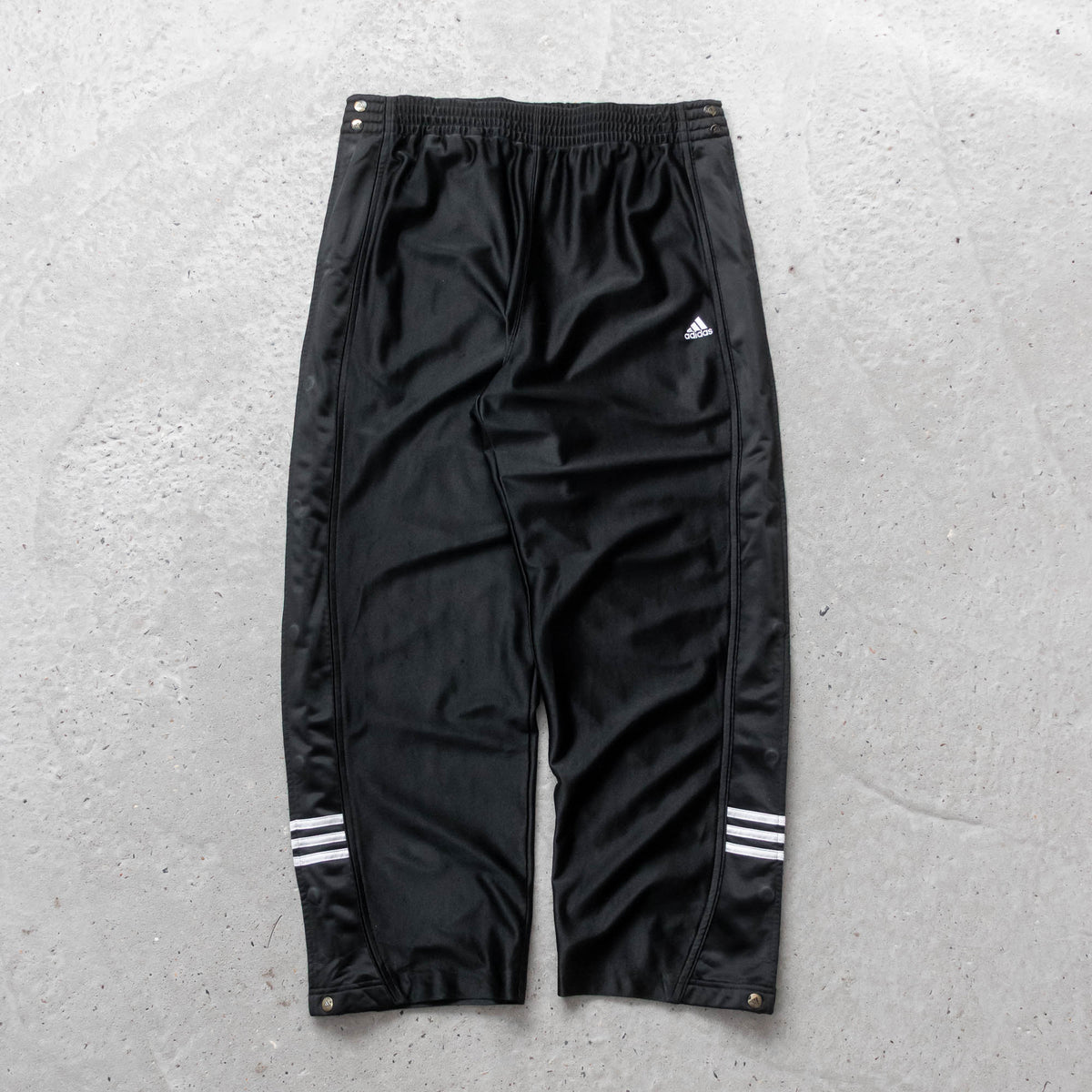 Adidas 3-Stripe Breakaway Popper Track Pants - 2000s (M)