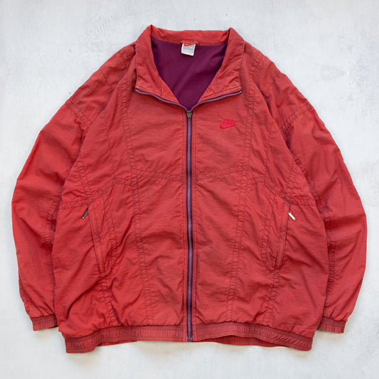 Vintage 80s Nike Big Swoosh Light Jacket - XL