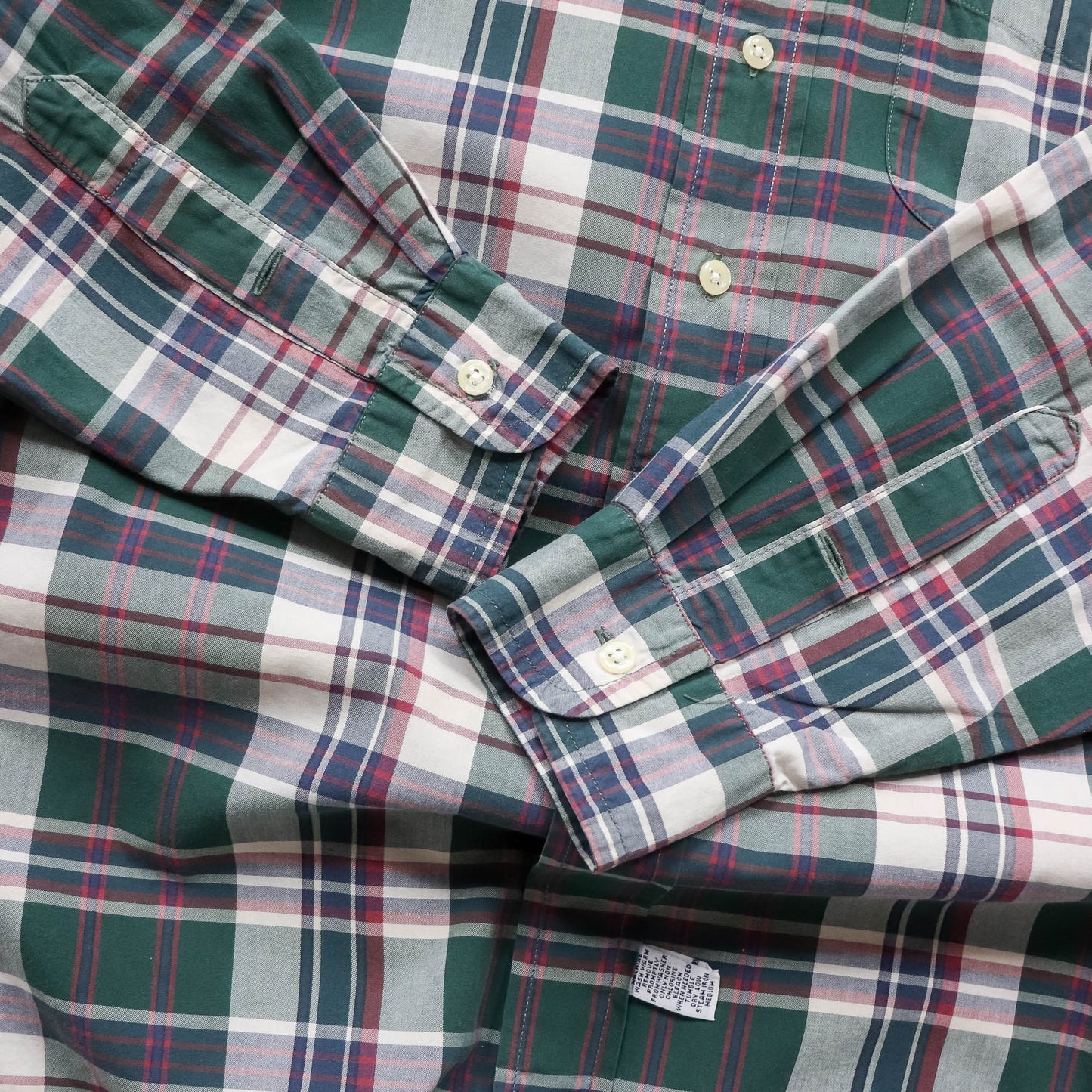 Polo Ralph Lauren Plaid Button Up Shirt - 90s (M)