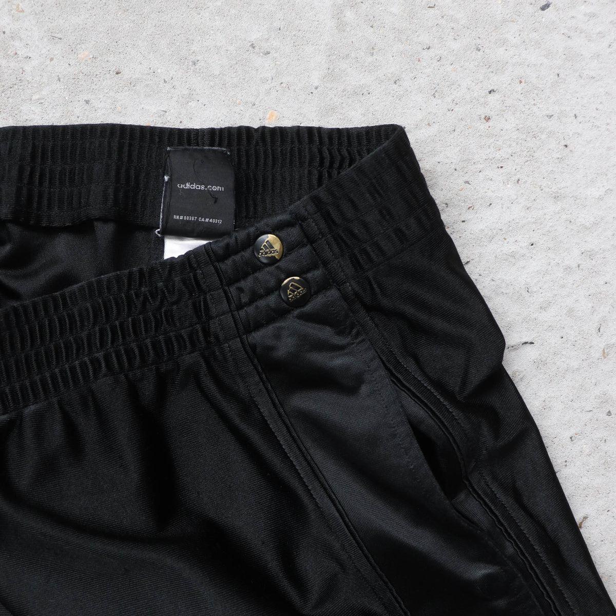 Adidas 3-Stripe Breakaway Popper Track Pants - 2000s (M)