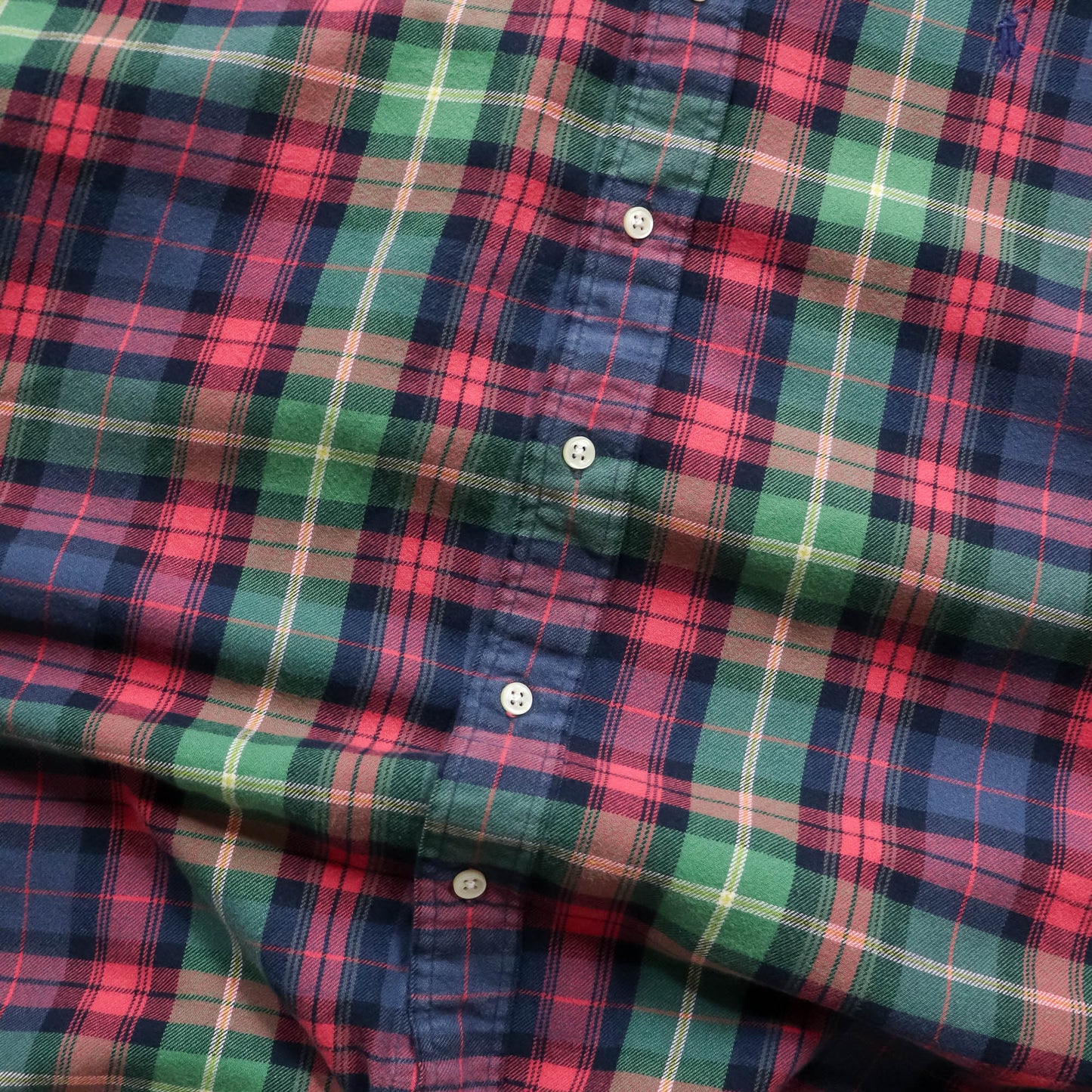 Polo Ralph Lauren Plaid Button Up Shirt - 90s (XL)
