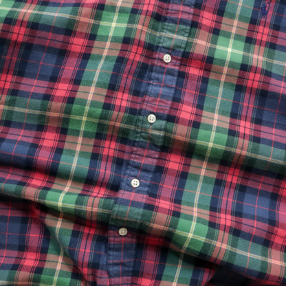 Polo Ralph Lauren Plaid Button Up Shirt - 90s (XL)