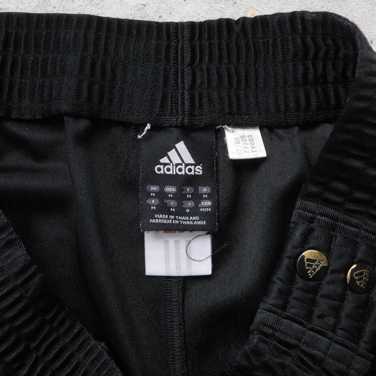 Adidas 3-Stripe Breakaway Popper Track Pants - 2000s (M)