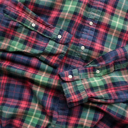 Polo Ralph Lauren Plaid Button Up Shirt - 90s (XL)