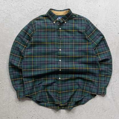 Polo Ralph Lauren Plaid Button Up Shirt -90s (L)