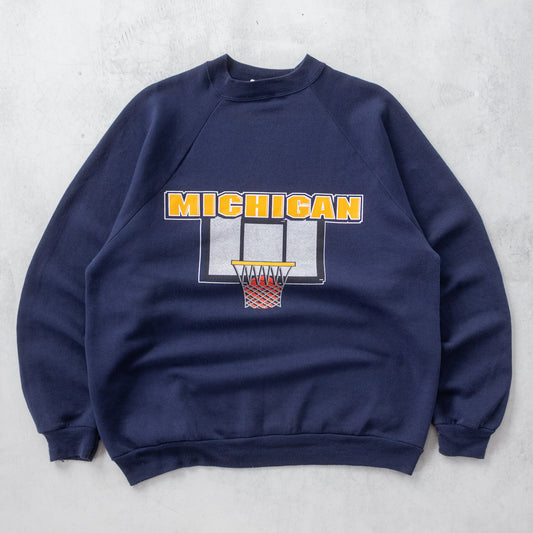 Vintage 90s Michigan Wolverines NCAA Sweatshirt - XL