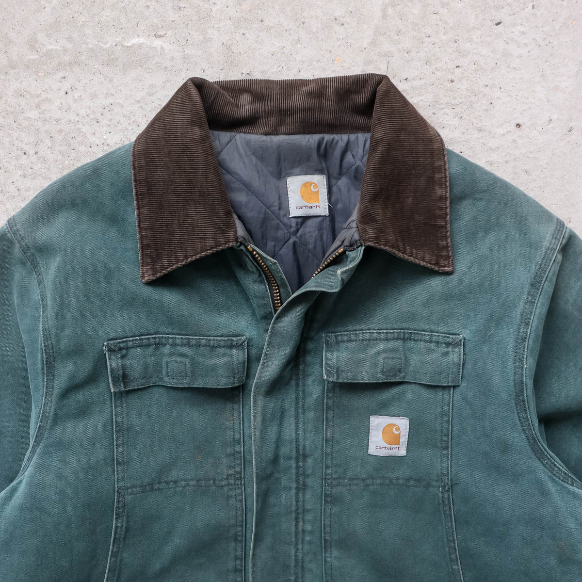 Carhartt C26 Hunter Green Quilted Arctic Jacket - 90s (XL)