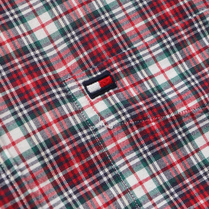Tommy Hilfiger Plaid Button Up Shirt - 90s (L)