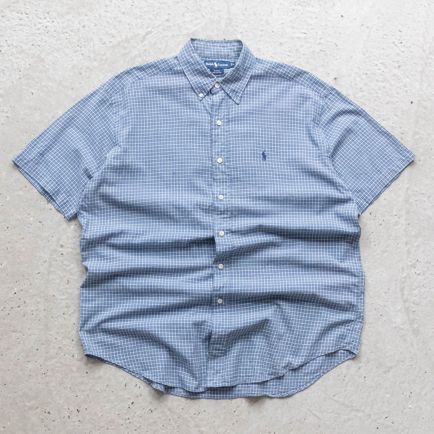 Polo Ralph Lauren Plaid Button Up Shirt - 90s (L)