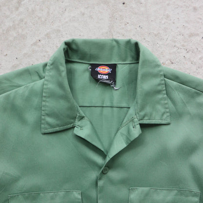 Dickies Button Up Mechanic Shirt - 2000s (L)