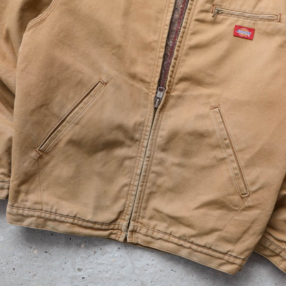 Dickies Blanket Lined Canvas Work Jacket - 90s (M)